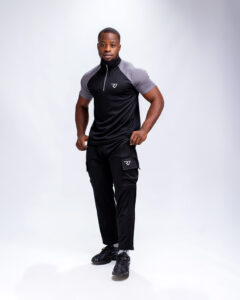 RJ Gym Turtle Neck Top and Cargo pant Set