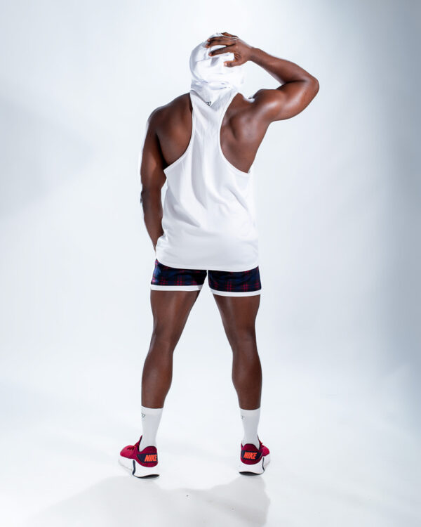 Men's Drop Arm Hooded Tank Top and Short Set - Image 3