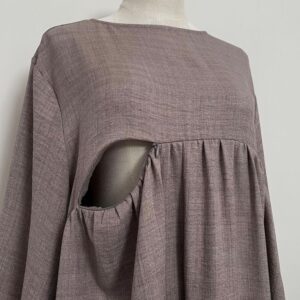 Sophisticated nursing dress