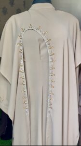 Two piece embellish after dress gown