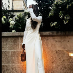 Two piece open side slit